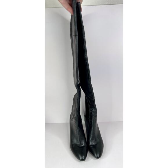 Guess Black Genuine Leather Knee High Boots Y2K Designer Formal Size US 7
Chic - Picture 13 of 16